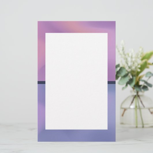 Papeterie Conception abstraite moderne de l'étirement rose e (Debout devant)