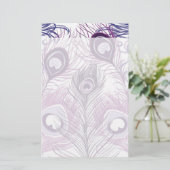 Papeterie Conception assez pourpre élégante de plumes de (Debout devant)
