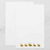 Papeterie Conception d'abeille (Devant / Derrière)