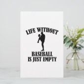 Papeterie conception de base-ball (Debout devant)