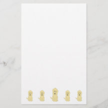 Conception de chien Goldendoodle jaune