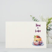 Papeterie Conception de gâteau sucré (Debout devant)