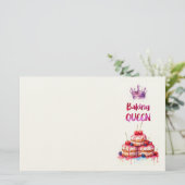 Papeterie Conception de gâteau sucré (Debout devant)