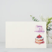 Papeterie Conception de gâteau sucré (Debout devant)