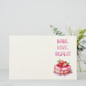 Papeterie Conception de gâteau sucré (Debout devant)