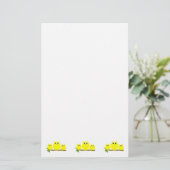Papeterie Conception de Hiboux Jaunes (Debout devant)