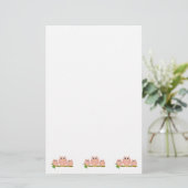 Papeterie Conception de Hiboux Roses (Debout devant)