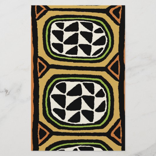 Papeterie Conception de textile Kuba africain (Devant)
