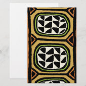 Papeterie Conception de textile Kuba africain (Devant / Derrière)