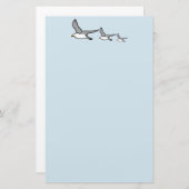 Papeterie Conception d'oiseaux volants élevés (Devant / Derrière)