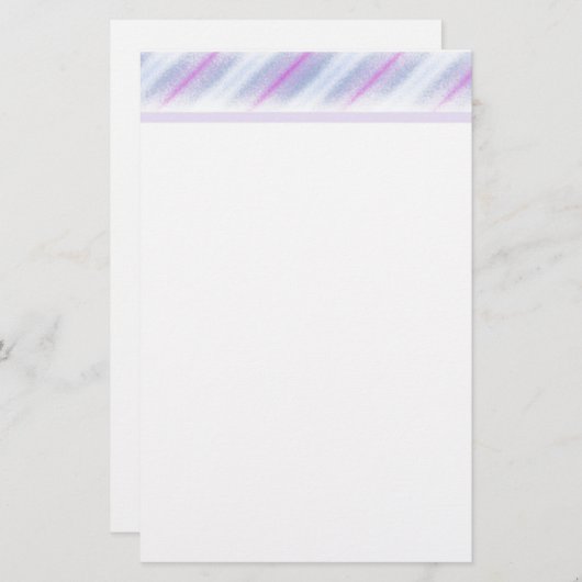 Papeterie Conception pourpre (Devant / Derrière)