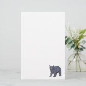 Papeterie conception réaliste d'ours noir (Debout devant)