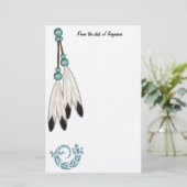 Papeterie Conception stationnaire de Natif américain (Debout devant)