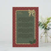 Papeterie Conception traditionnelle de Noël (Debout devant)