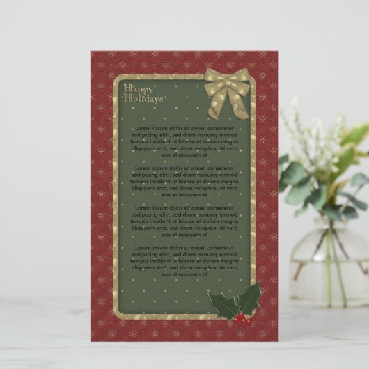 Papeterie Conception traditionnelle de Noël (Debout devant)