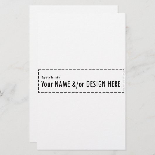 Papeterie Concevez votre propre coutume personnalisent la (Devant / Derrière)