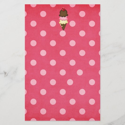 Papeterie cône glacé (Devant)