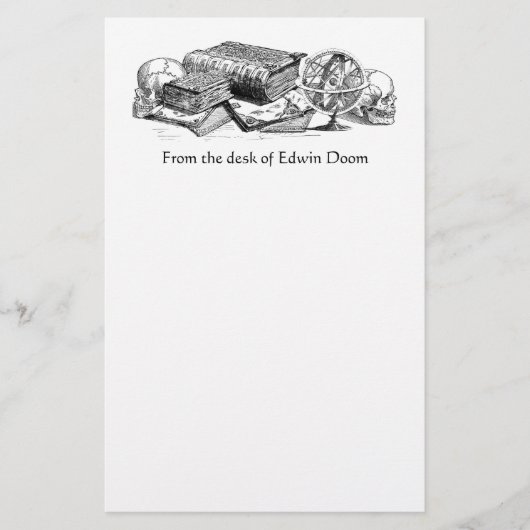 Papeterie Connaissance et décès (Devant)