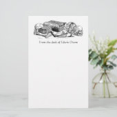 Papeterie Connaissance et décès (Debout devant)