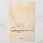 Papeterie Conseil baby shower pour les parents petit cowboy (Dos)