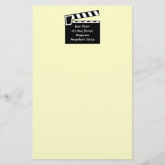 Papeterie Conseil de claquette d'ardoise de film