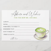 Papeterie Conseil et souhaits pour la Fête des mariées de Ma (Devant)