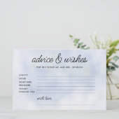 Papeterie Conseil Fête des mariées Jeu Cloud 9 Pastel Blue C (Debout devant)