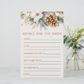 Papeterie Conseil Pine Tree Pour Le Jeu De Fête des mariées  (Debout devant)