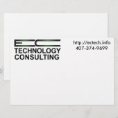 Papeterie Conseil technologique de la CE (Devant / Derrière)