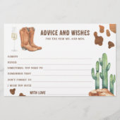 Papeterie Conseils et souhaits de Fête des mariées occidenta (Devant)