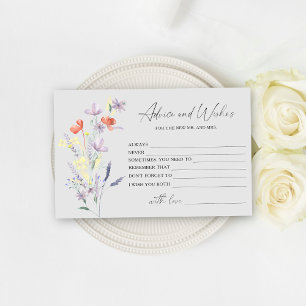 Papeterie Conseils et vœux floraux boho pour enterrement de