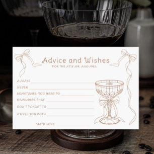 Papeterie Conseils et vœux pour une Baby Shower Espresso Mar