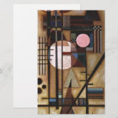 Papeterie Construction adoucie de Kandinsky (Devant / Derrière)