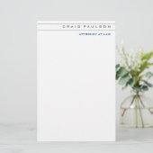 Papeterie Consultant en noir et blanc Profession libérale d' (Debout devant)