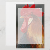 Papeterie Coq domestique de basse-cour (Devant / Derrière)