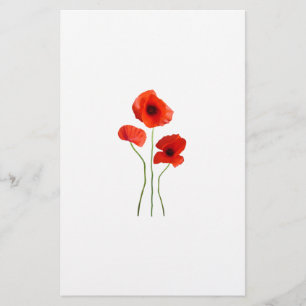 Papeterie coquelicot -poppy