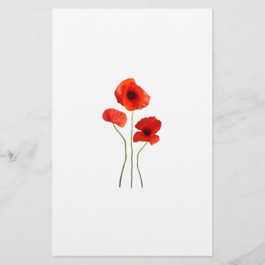 Papeterie coquelicot -poppy (Devant)