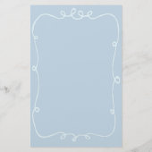 Papeterie Coquette Doodle Ribbon Frame (Dos)