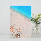 Papeterie Coquillage tropical d'étoiles de mer de plage de (Debout devant)