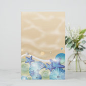 Papeterie Coquillages bleus et écrevisses (Debout devant)