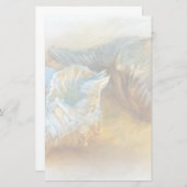 Papeterie Coquillages sur la plage (Devant / Derrière)