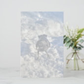 Papeterie Corbeau corbeau noir dans la photo de neige (Debout devant)