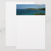 Papeterie Côte de Sainte-Lucie - Caraïbes Photo de vacances (Devant / Derrière)