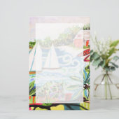 Papeterie Cottage rouge de la baie II (Debout devant)