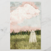 Papeterie Cotton Candy Skies - Cute Ghost Lined (Dos)