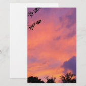 Papeterie coucher de soleil (Devant / Derrière)
