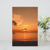 Papeterie coucher de soleil (Debout devant)