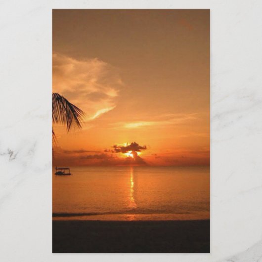 Papeterie Coucher de soleil d'été (Devant)