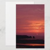 Papeterie coucher du soleil 3 (Devant / Derrière)