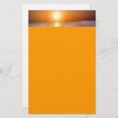 Papeterie Coucher du soleil d'océan (Devant / Derrière)